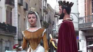 Ball dels Gegants Vells de Vilassar de Dalt  Festes de Sant Josep Oriol 2015 [upl. by Repsac]