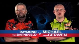 2019 New Zealand Darts Masters FINAL van Barneveld vs van Gerwen [upl. by Anerdna]