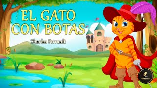 EL GATO CON BOTAS  Cuentos infantiles en español  Audiolibro con voz humana imágenes y música [upl. by Waldman464]