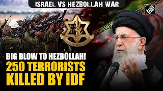 Israel hits 2000 targets kills 250 terrorists of Hezbollah IDF intensifies attack on Lebanon [upl. by Lose192]