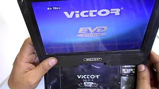 Repair Portable DVD Player Blurry Display Problem  Clean LVDS Connection [upl. by Lanni]