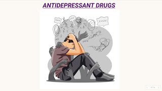 ANTIDEPRESSANT DRUGS 💥 [upl. by Madigan]