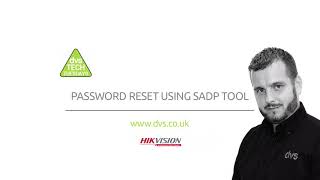 Reset a Hikvision password using SADP tool [upl. by Ihsar]