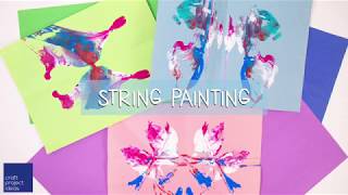 String Painting Project for Kids [upl. by Herve]