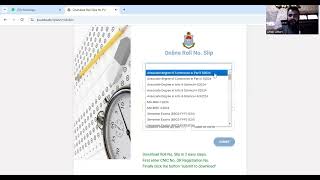 bcom supplementary roll number slip  bcom supplementary  roll number slip supplementary 2024 PU [upl. by Araht]