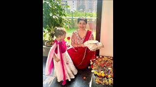 Debina Bonnerjee Shared stunning pictures from her Karva Chauth celebrations ❤️❤️ [upl. by Carli]