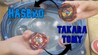 Takara Tomy VS Hasbro Beyblades  Which Beyblades are better [upl. by Zeni]