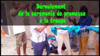 CEREMONIE DE PROMESSE A LA TROUPE mp4 [upl. by Harrak]