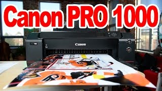 Canon imagePROGRAF PRO1000 quotReal World Reviewquot Worth 1300 [upl. by Ettevahs]