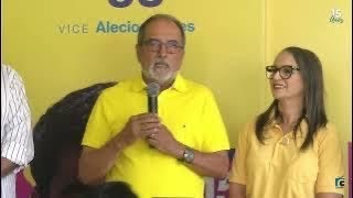 EDUARDO HAGGE E ALÉCIO EM COLETIVA DE IMPRENSA [upl. by Ettenhoj637]