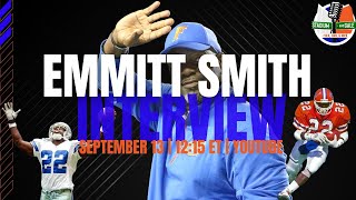 EXCLUSIVE Interview with EMMITT SMITH  Florida Gators Facing DoorDie [upl. by Etiuqal]