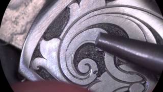 Engraving Scrollwork  Start to Finish [upl. by Vokay920]