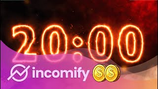 20 Minute Countdown 🔥FIRE Timer  Visit INCOMIFY [upl. by Gaby]