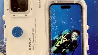 PULUZ diving waterproof case review [upl. by Toulon]