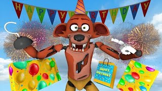 FNAF SFM Foxys Birthday [upl. by Eyaj]