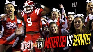 1 Mater Dei RIVAL GAME VS Servite PERFECT Season On The Line FINAL REGULAR SEASON GAME in 4K [upl. by Noneek289]