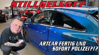 Opel Corsa D OPC Stillgelegt von Zivilpolizei  DIY Artcar selbst machen  GRILL amp CHILL VLOG [upl. by Tertias]