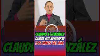 CLAUDIO X G QUIERE LOS DATOS  claudiasheinbaum shorts parati viralvideo mexico usa [upl. by Euqinwahs618]