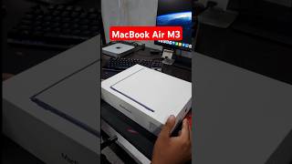 MacBook Air M3 Unboxing Midnight Blue [upl. by Relyhcs]