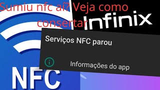 como resolver problema no celular Infinix parou de funcionar o NFC [upl. by Ornstead]