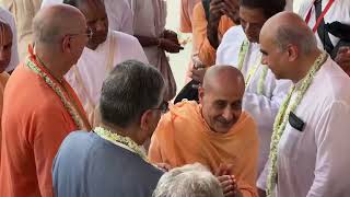 HH Radhanath Swami performs ceremonies for the welfare of his departed father [upl. by Avis]