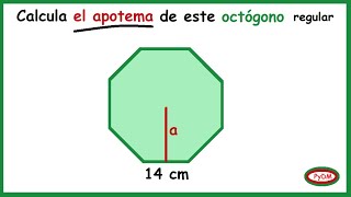 Apotema de un Octógono regular [upl. by Enovaj]