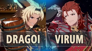 GBVSR Dragoi Lowain Vs Virum Percival  High Level Gameplay [upl. by Audwen]