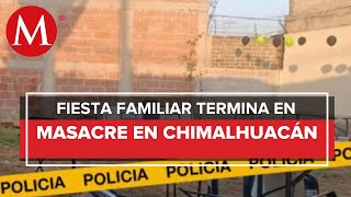 Masacre en Chimalhuacán así quedó el lugar donde mataron a siete de una fiesta familiar [upl. by Piero]