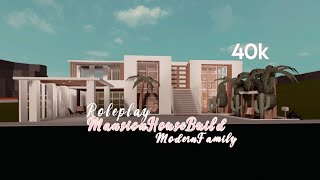 Bloxburg40k Modern Mansion House Build FairyBuilds [upl. by Odessa]