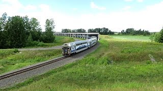 le vendredi le 10 août 2018 Sortie Railfanning dans la ville de Repentigny et de Charlemagne [upl. by Schwab631]