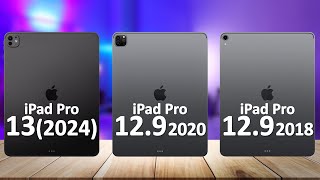 iPad Pro 13 2024 VS iPad Pro 129 2020 VS iPad Pro 129 2018 [upl. by Clemmie]