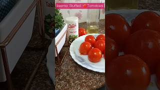 Keema Stuffed tomato🍅cooking shorts viralshorts antioxidants [upl. by Annid]