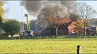 Brand in Ochtrup langenhorst vechte Straße [upl. by Nunci]