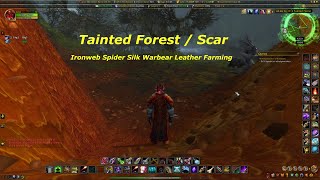 Ironweb spider silk and Warbear leather Tainted Forest [upl. by Tav]