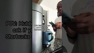 No homemade coffee today coffee dunkindonuts starbucks funny funnyvideos [upl. by Groveman]