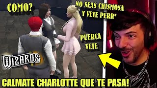 HALFONSO NEXXUZ QUEDA ASOMBRADO AL VER LA PERSONALIDAD FUERTE DE CHARLOTTE ENOJADA 😨😱 WIZARDS RP [upl. by Pascal693]