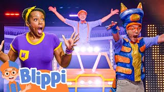 Blippis WONDERful World Tour  Blippi  Educational Videos for Kids [upl. by Fabozzi]