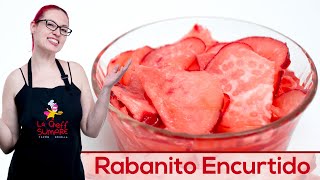 💚 Como hacer Rabanito Encurtido Peruano ✓ Receta Fácil y Rapida [upl. by Millian360]