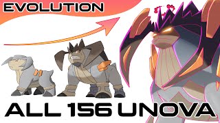 All 1025 Pokémon InProgress Evolutions amp Gigantamax Part 38 All 156 Gen 5 Unova  Max S [upl. by Aynotan]