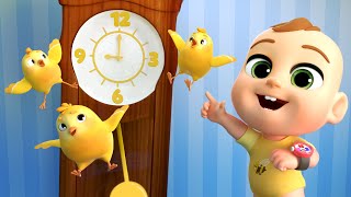 Treehouse Hickory Dickory Dock  Lalafun Nursery Rhymes and Baby Songs [upl. by Neret]