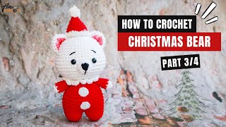 422  Amigurumi Bear with Winter Hat 34  How To Crochet Christmas Amigurumi  AmiSaigon​ [upl. by Eical310]