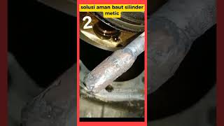 2 proses pembesaran baut silinder metic [upl. by Rolfston115]