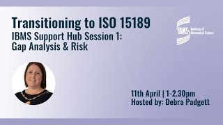 Transitioning to ISO 15189 Support Hub Session 1 Gap Analysis amp Risk [upl. by Nagear]