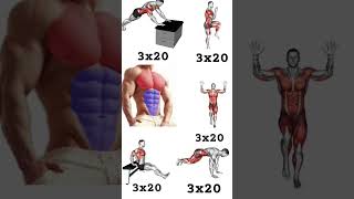 six pack abs workout  new workout video  shorts [upl. by Lilak]