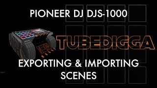 PIONEER DJ DJS 1000 EXPORTING amp IMPORTING SCENES [upl. by Innaig771]