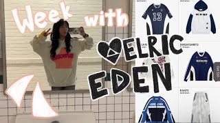 Wearing AELFRIC EDEN for a WEEK  outfit inspo  student life vlog [upl. by Raquel884]