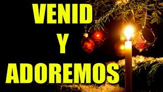 Venid Fieles Todos Venid y Adoremos  Pista con letra [upl. by Suoirrad]