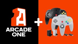 Using N64 Style Controllers With ArcadeOne [upl. by Thornburg798]