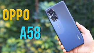 OPPO A58 UNBOXING amp First Look  33W SuperVOOC 50MP AI Camera Dual Speakers and FHD Display [upl. by Sallee148]