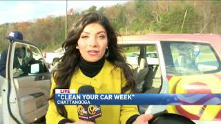 TDOT cleans cars for free as part of anti litter campaign [upl. by Nnylrats658]